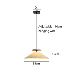 Vintage Song Dynasty-inspirierte Pendel leuchte: Hand gefertigter Xuan-Papier lampen schirm aus alten Methoden für die Innen beleuchtung - Product Image 6