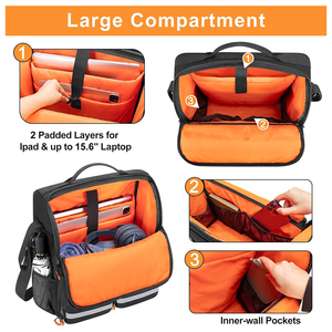 Mochila para silla de ruedas eléctrica y Manual, mochila para silla de ruedas con almacenamiento de medicamentos, bolsillo aislante, mochila para silla de ruedas de gran capacidad - Product Image 3