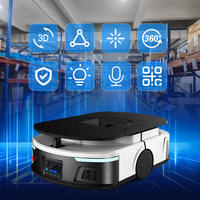Vehículo Autónomo Guiado por Ordenador (AGV) con Capacidad de Carga de 400-1000 kg, Sistema de Elevación Oculto Personalizado, AMR, AGV para Almacenes