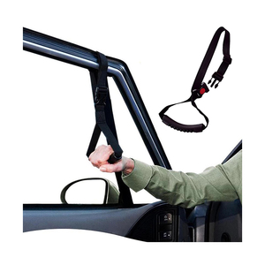 Asidero de Apoyo Ajustable de Nailon - Gran Compatibilidad para Ayuda a Personas con Discapacidad, Capacidad de Peso de 350 kg, Color Negro - Product Image 1