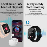 Nouvelle montre connectée avec enregistrement vidéo, mémoire 256 Mo, surveillance de la santé, suivi sportif, fonction étanche, appels Bluetooth, montre connectée P51