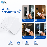 Échantillon Gratuit Carte RFID PVC Intelligente Sans Contact ISO14443A 13.56MHz F08 pour Système de Contrôle d'Accès de Serrure de Porte d'Hôtel Vente en Gros