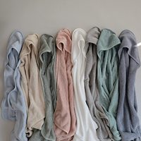 Baby Hooded Towel Organic Cotton High-quality Printed Child-Proof Bathroom Use 35x35 Inch