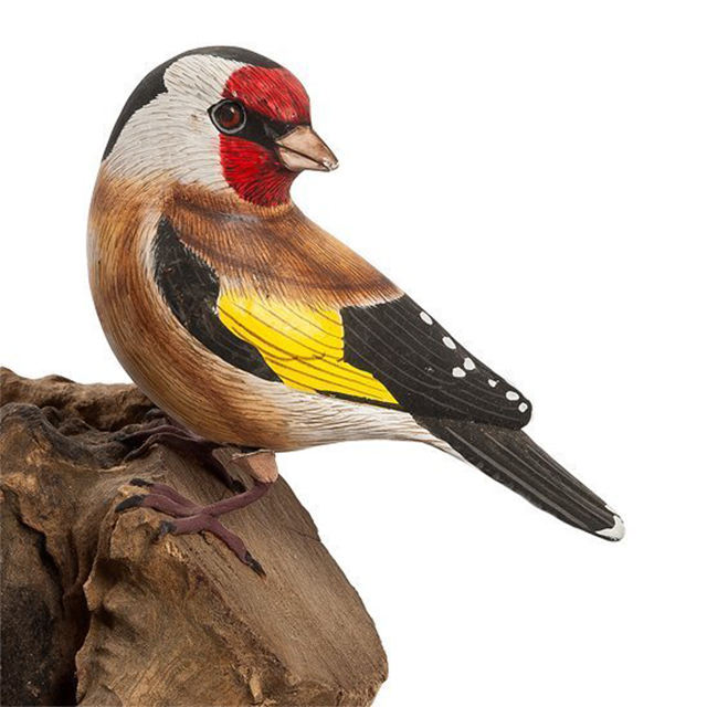 Statuette Uccelli In Resina FineInno - 4 Pezzi Colorati, Decorazioni Per Giardino E Interni - Foto 4