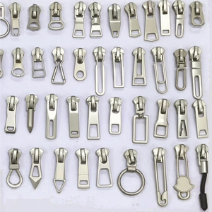 H&C 3 #   5 #   Kit de réparation de fermeture éclair à glissière à extrémité ouverte, accessoires de couture DIY pour vêtements et chaussures, tirette en alliage de zinc 30 cm - Product Image 3