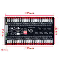 Contrôleur de système de casier intelligent de protocole de Communication RS485 50CH avec carte PCBA d'écran tactile numérique pour le stockage intelligent de bagages