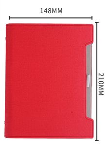 Carpeta cubierta de tela con logotipo personalizado, hojas de cubierta dura A5, diario, Agenda, cuaderno para diario - Product Image 6