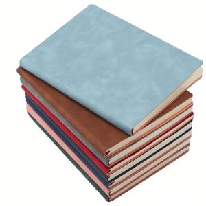 Carnet de notes professionnel en cuir PU de haute qualité A5/B5/A6, 100 feuilles de papier épais, multicolore, pour bureau et agenda - Product Image 3