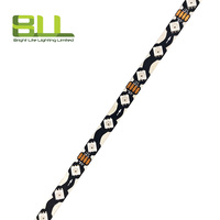 Bande LED intelligente Zigzag RGB 1809, flexible, adressable individuellement, 60 LED, DC12V