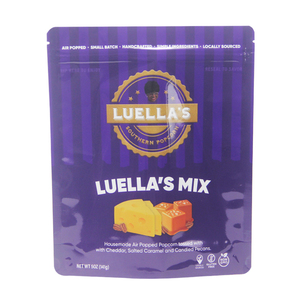 Bolsa de Embalaje Personalizada al por Mayor de Papel de Aluminio de Grado Alimenticio de Colores para Yogur y Queso, Bolsa Doypack <span class=keywords><strong>con</strong></span> Ventana - Product Image 2