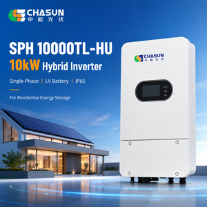 อินเวอร์เตอร์ไฮบริด Growatt <span class=keywords><strong>SPH</strong></span> 10000TL-HU 10kW 3 MPPT 200A พร้อมระบบสำรองไฟฟ้า UPS สำหรับระบบกักเก็บพลังงานภายในบ้าน - Product Image 1
