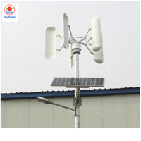 Réverbère solaire de vent de LED avec le générateur solaire de turbine éolienne d'énergie bleue