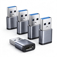 Adaptateur USB OTG Type C pour iPhone 15/ Téléphones Clé USB/Clavier/Souris Transfert de Données Chargement Tout Neuf en Alliage d'Aluminium