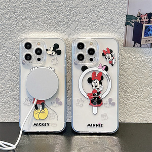 Di alta qualità Mickey cartone animato di aspirazione magnetica cassa del telefono per iphone 16 15 14 13 12 plus/pro/pro max accessori del telefono - Product Image 3