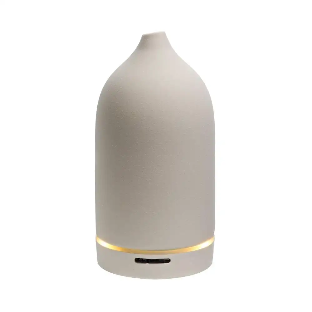 Großhandel persönliche lampe Grau Keramik elektro ätherisches öl diffusor große luft feinen nebel zerstäubung nach duft luftbefeuchter
