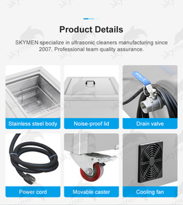Skymen JP-1108ST 540L siêu âm sạch hơn máy 5400W siêu âm làm sạch máy cho máy phát điện diesel phun thiết bị động cơ - Product Image 2
