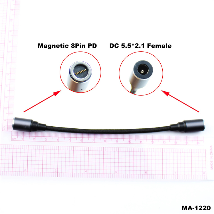 PD 100W Laptop Power Charger Adapter USB Type-C Female To DC Male Jack Plug - View #10