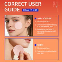Pabrik OEM DOLANJN Salmon Pdrn Pads Pink Centella Collagen Jelly Korean Gel Niacinamide Cotton 3-Layer 155g Toner Pads