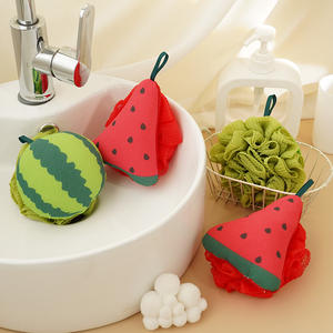 Bola de Baño de PE Suave para Uso Diario, Moderna, de Doble Uso, para Frotar y Espumar, Herramienta de Baño Adorable - Product Image 2