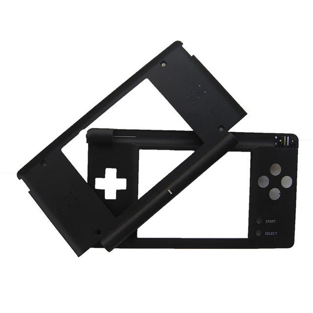 NEW Replacement Hinge Part Black Top Bottom Middle Shell Housing for DS Lite Housing for Nintendo DS Lite Shell
