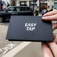 Adhésion de luxe personnalisée Emballage en carton noir rigide magnétique Carte de crédit VIP boîte-cadeau pour une carte de crédit