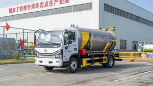 Camion d'aspiration à vide diesel 8000L Dongfeng 4x2 Euro 2 de haute qualité, le plus vendu, pour le dragage des fosses septiques en Afrique - Product Image 2