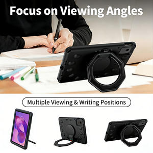 Funda para Tablet <span class=keywords><strong>Lenovo</strong></span> Idea Tab K11 2025, Material de Silicona y PC de <span class=keywords><strong>Calidad</strong></span>, con Correa para Hombro, Correa de Mano y Soporte, 11 Pulgadas, Superventas - Product Image 3