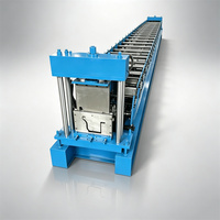 Ligne de production de gouttières d'eau de pluie galvanisées, machine de formage à froid de gouttières d'eau de pluie sans soudure pour gouttières de type K et demi-rondes