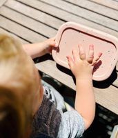 Boîte à repas réutilisable avec 3 compartiments, boîte à lunch Bento en silicone résistante aux fuites pour adultes