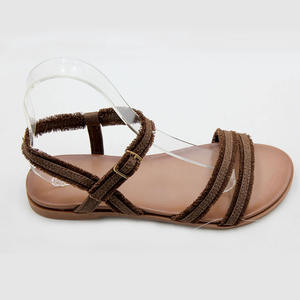 Vente <span class=keywords><strong>en</strong></span> gros Sandales plates confortables de luxe à semelle <span class=keywords><strong>en</strong></span> caoutchouc pour femme à la mode Sandales pour femme Sandales Femme <span class=keywords><strong>en</strong></span> Cuir - Product Image 4