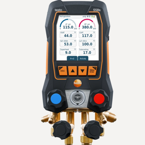 ชุดเครื่องมือวัดสุญญากาศอัจฉริยะ Testo 558s - ชุดมาตรวัดดิจิตอลอัจฉริยะพร้อมหัววัดอุณหภูมิและสุญญากาศแบบไร้สาย - Product Image 4