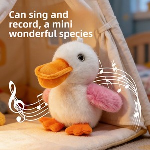 Peluche de Pájaro Hablador con Alas Móviles, Función de Grabación y Canto, Relleno de Algodón PP, Juguete Decorativo Portátil y Adorable para Bebés de 0 a 24 Meses - Product Image 1