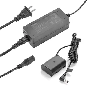 KingMa DMW-BLF19 kukla pil kiti AC güç kaynağı adaptörü Panasonic kamera için