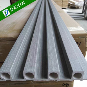 Prix d'usine Revêtement mural 3D design intérieur Revêtement mural haute qualité intégré WPC PVC Panneau mural intérieur cannelé - Product Image 6