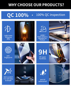 Bền 9H điện thoại di động Tempered Glass bảo vệ màn hình cho Samsung A70/A60/A40/A30/A50/A53/A90/A20/A10/A7 - Product Image 4