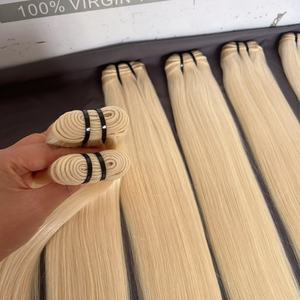 Extensiones de Cabello Virgen Rubio 613 sin Procesar, 12A, Cutícula Alineada, Transparentes para Encaje, 180% de Densidad, Venta al Por Mayor - Product Image 1