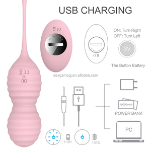 Bola Vibrator Mini Grosir dengan Remote Control, Bola Kegel Getar untuk Stimulasi Seks Vagina bagi Wanita - Product Image 2