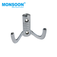 Crochets muraux multifonctionnels modernes MONSOON en métal noir/blanc pour penderie