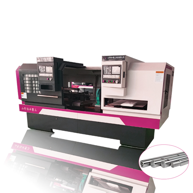Double Turret CNC Lathe German Mini Lathe Torno Operacional Cnc Lathe Machine for tube and shaft