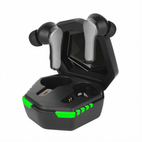 Écouteurs de jeu intra-auriculaires sans fil N35 à faible latence avec affichage LED pour les gamers Audiofonos