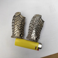 Étui à briquet carré en alliage de zinc J6 personnalisé, plaqué couleur métallique, style moderne, vente en gros
