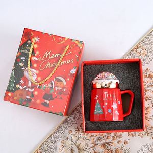Idées de cadeaux de Noël en gros 2026, cadeaux de décoration, tasse à café en céramique pour femmes et enfants - Product Image 3