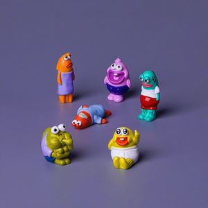 Statuetta Creativa in Resina a Forma di Pesce, Figurina Animale Cartoon in Miniatura, Decorazione da Scrivania, Regalo Promozionale - Product Image 2