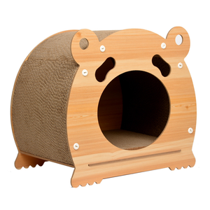 Atacado Sólida Madeira <span class=keywords><strong>Cat</strong></span> <span class=keywords><strong>Scratcher</strong></span> em Várias Formas Indoor Multifuncional <span class=keywords><strong>Cat</strong></span> Scratch Pad Papelão Coçar Árvore Do Gato - Product Image 4