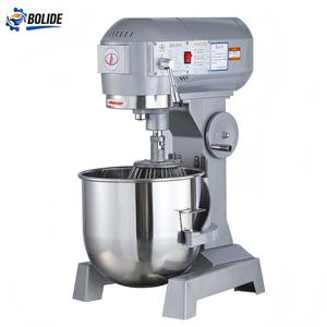 Batteur sur socle professionnel Easy Clean avec crochet pétrisseur et fouet métallique pour usage en cuisine de restaurant - Product Image 1
