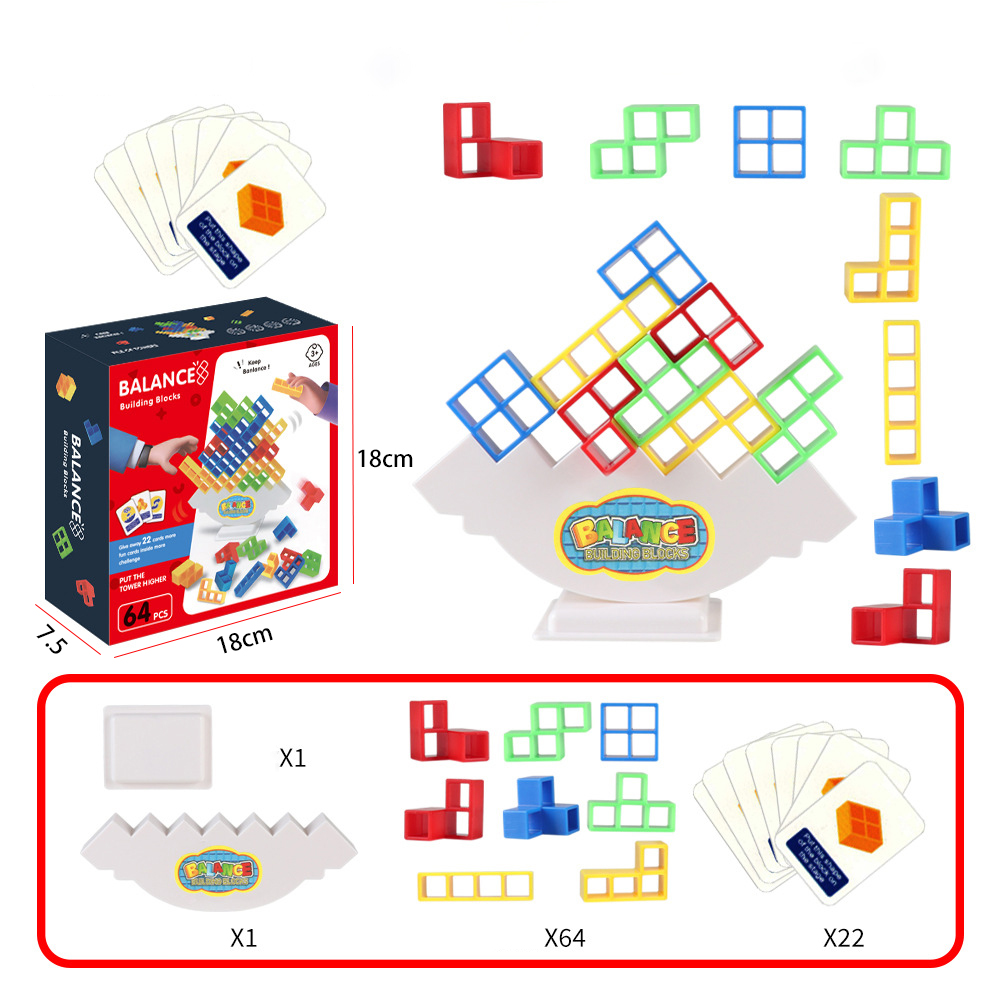 64 blocs de Tetris