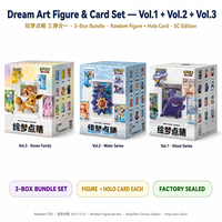 Colección Completa de Figuras Pokémon Dream Art Serie 1 0 2 0 3 0, Caja Sorpresa con Figura Pintada a Mano, Cartas Coleccionables, Edición SC, Venta al Por Mayor