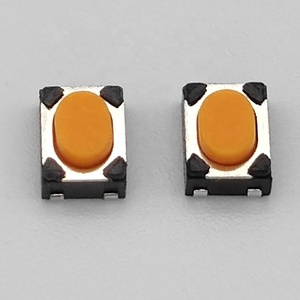 Cam đầu SMD 4-pin nút 3.2*4.2 mét Vàng Silicone cảm ứng chuyển đổi cho đồ chơi điện tử <span class=keywords><strong>push</strong></span> <span class=keywords><strong>button</strong></span> Thiết bị chuyển mạch - Product Image 4