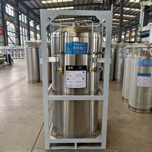 <span class=keywords><strong>ถัง</strong></span>เก็บออกซิเจนเหลว ไนโตรเจนเหลว ขนาด 500 ลิตร แบบกระบอกสุญญากาศชนิดเดวาร์ สำหรับเก็บกักเก็บความเย็น LN2 LO2 LAr LCO2 - Product Image 4