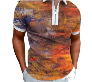 3D Printing Short Sleeve Polo Shirt Reliable Quality Men's Polo Shirt Plus Size T-shirt